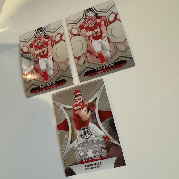 🔥 2024 Travis Kelce Panini Mosaic lot of 3 cards - Picture 3 of 5